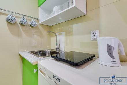 Квартира на сутки в Минске возле метро Институт Культуры кухня