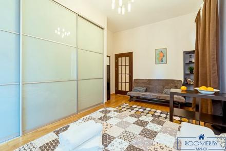 Квартира на сутки в Минске возле метро Институт Культуры гостиная