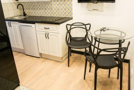 Квартира на сутки в Минске возле метро Институт Культуры кухня