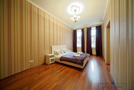 Квартира на сутки в Минске возле метро Институт Культуры спальня