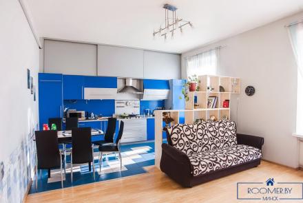 Квартира на сутки в Минске возле метро Институт Культуры гостиная