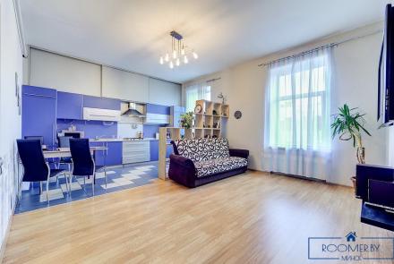 Квартира на сутки в Минске возле метро Институт Культуры гостиная