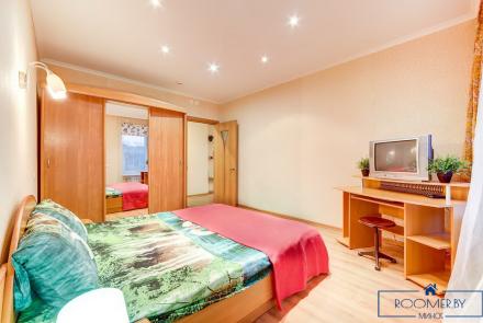 Квартира на сутки в Минске возле метро Институт Культуры спальня