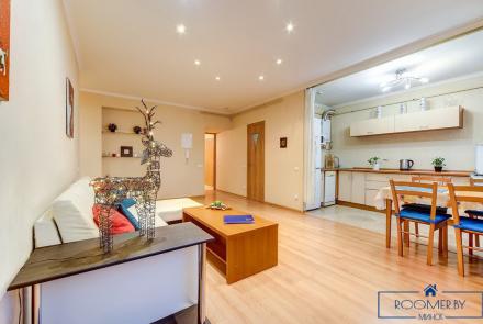 Квартира на сутки в Минске возле метро Институт Культуры гостиная