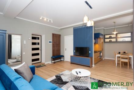 Двухкомнатная квартира в Минске на сутки Козлова, 7 гостиная