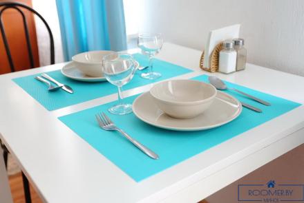 Двухкомнатная квартира на сутки Минск Румянцева кухня