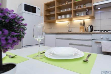 Двухкомнатная квартира в Минске на сутки Козлова, 7 кухня