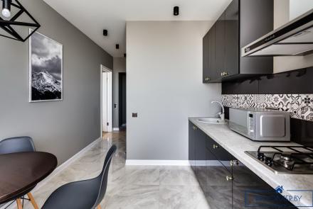 Двухкомнатная квартира на сутки Минске Захарова кухня