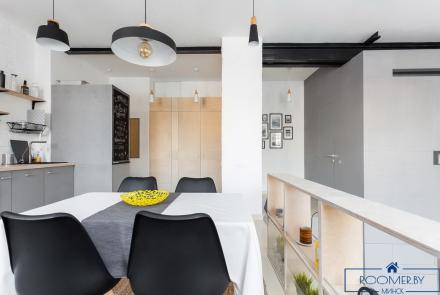 Однокомнатная квартира на сутки Минск Броневой кухня