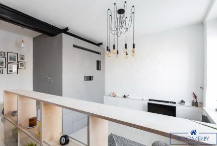 Однокомнатная квартира на сутки Минск Броневой кухня