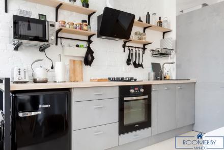 Однокомнатная квартира на сутки Минск Броневой кухня