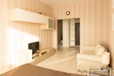 Однокомнатная квартира в Минске на сутки Захарова спальня