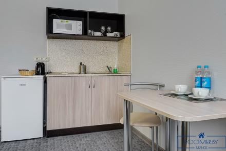 Однокомнатная квартира на сутки Минск Козлова кухня