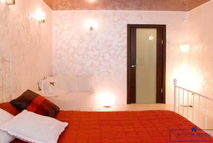 Однокомнатная квартира на сутки Минск Румянцева спальня