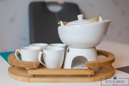 Квартира на сутки в Минске на улице Румянцева, 15 кухня