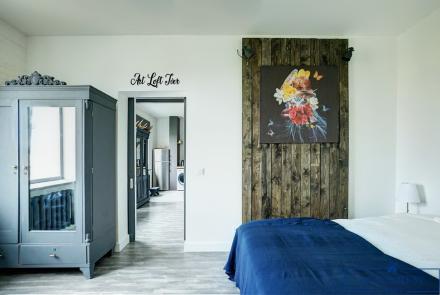 Трехкомнатная квартира в Минске на сутки Броневой спальня