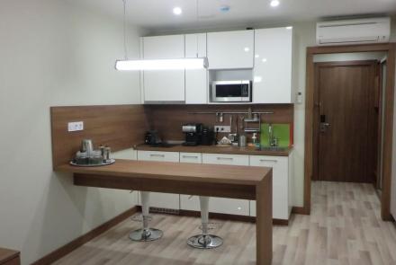 Квартира на сутки в Минске на Мстиславца, 20 кухня