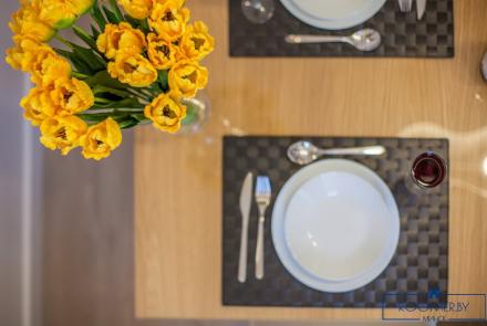 Квартира на сутки в Минске на проспекте Независимости, 78 кухня