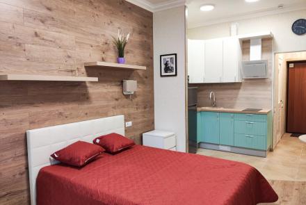 Студия на сутки на проспекте Независимости, 78 спальное место