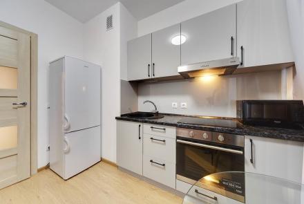 Студия на сутки в Минске на проспекте Независимости кухня