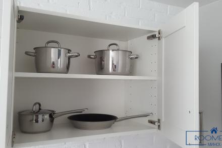 Квартира на сутки в Минске на проспекте Независимости, 75 кухня