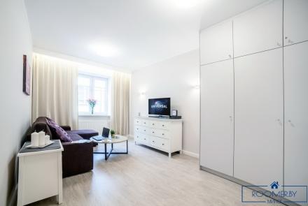 Квартира на сутки в Минске на проспекте Независимости, 78 гостиная