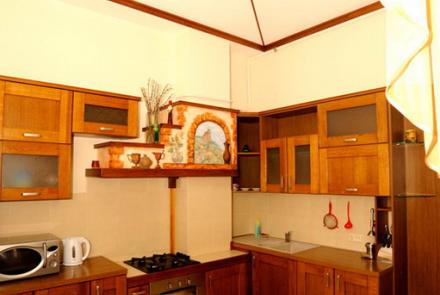 Квартира на сутки в Минске на проспекте Независимости, 87 кухня