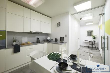 Квартира на сутки в Минске на проспекте Независимости, 78 кухня