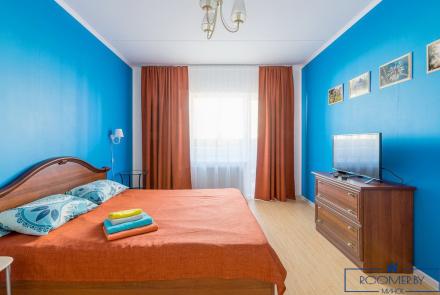 Двухкомнатная квартира на сутки Кедышко спальня