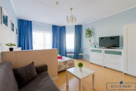 Двухкомнатная квартира на сутки Кедышко спальня