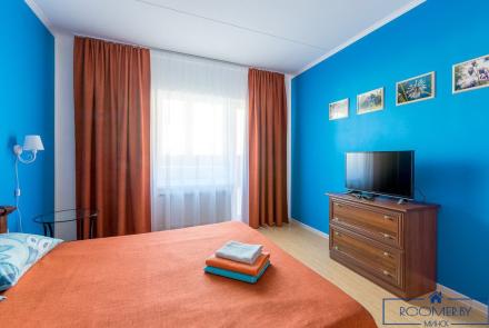 Двухкомнатная квартира на сутки Кедышко спальня