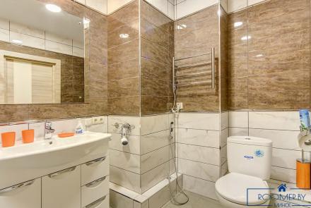 Квартира на сутки в Минске возле метро Академия Наук ванна