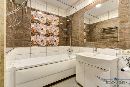 Квартира на сутки в Минске возле метро Академия Наук ванна