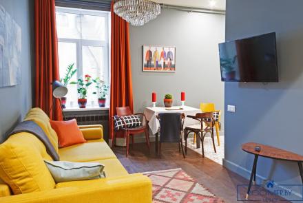 Квартира на сутки в Минске проспект Независимости, 74 гостиная