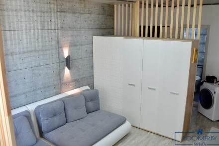 Квартира на сутки в Минске возле метро Академия наук гостиная