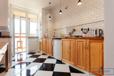 Квартира на сутки в Минске на улице Мстиславца, 22 кухня