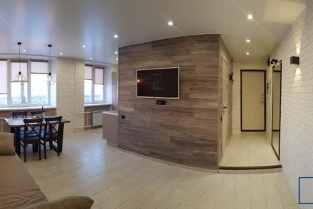 Трехкомнатная квартира на сутки Мстиславца гостиная