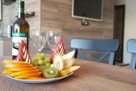 Трехкомнатная квартира на сутки Мстиславца кухня