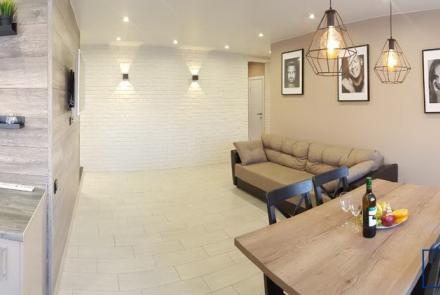 Трехкомнатная квартира на сутки Мстиславца гостиная