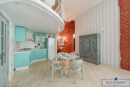 Квартира на сутки в Минске возле метро Академия Наук кухня