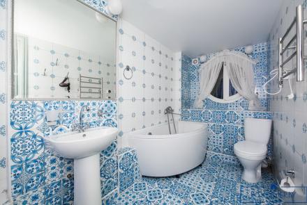 Квартира на сутки в Минске возле метро Академия Наук ванна