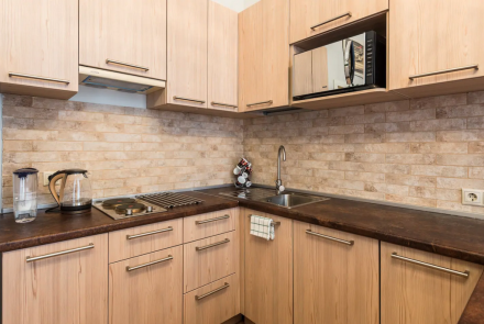 Двухкомнатная квартира на сутки в Минске Мулявина, 3 кухня