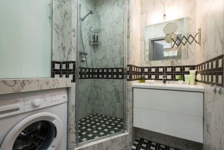 Двухкомнатная квартира на сутки в Минске Хоружей, 11 душевая