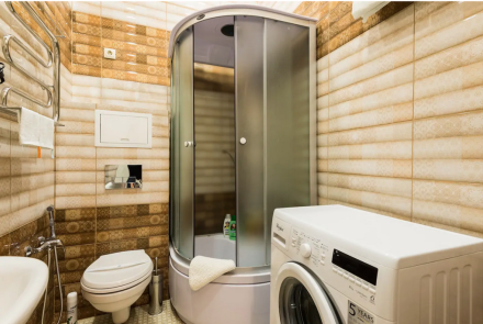 Двухкомнатная квартира на сутки в Минске Мулявина, 3 ванная