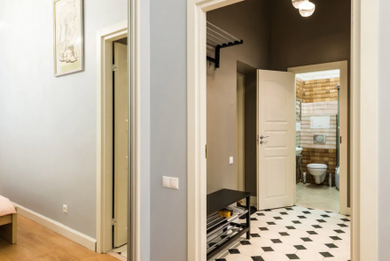 Двухкомнатная квартира на сутки в Минске Мулявина, 3 прихожая