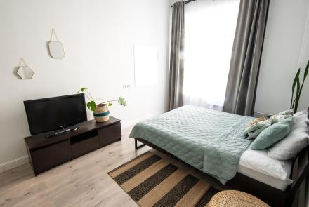 Квартира на сутки в Минске на улица Куйбышева спальня