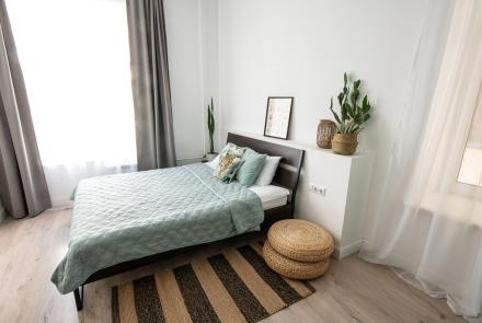 Квартира на сутки в Минске на улица Куйбышева спальня