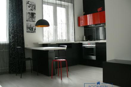 Квартира на сутки в Минске на проспекте Независимости, 48 кухня