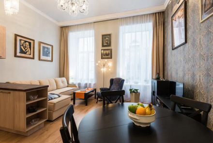 Двухкомнатная квартира на сутки в Минске Мулявина, 3 гостиная