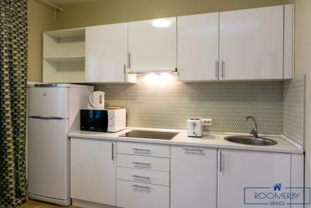 Квартира на сутки в Минске на проспекте Независимости, 39 кухня